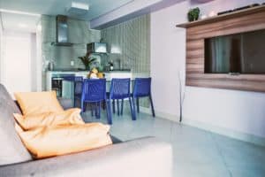 Sala e Cucina Appartamenti Landscape Gold Fortaleza