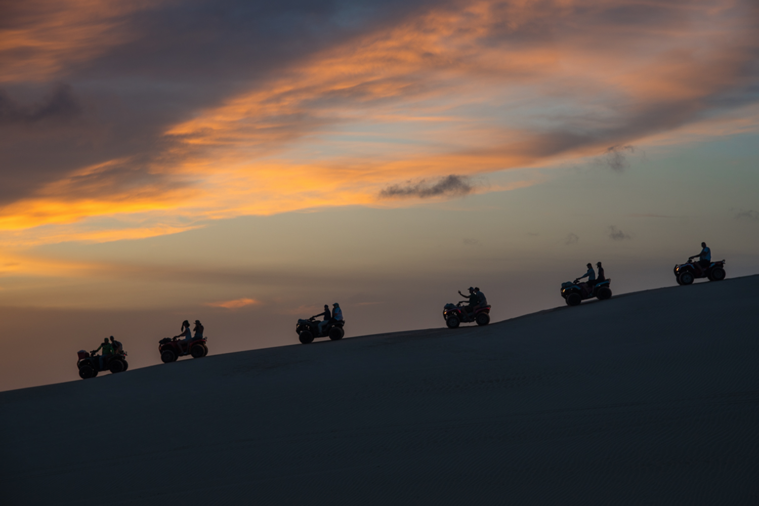 lencois, quad al tramonto, brasile